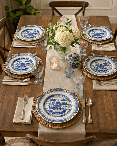Set chinese blue white - set, 6